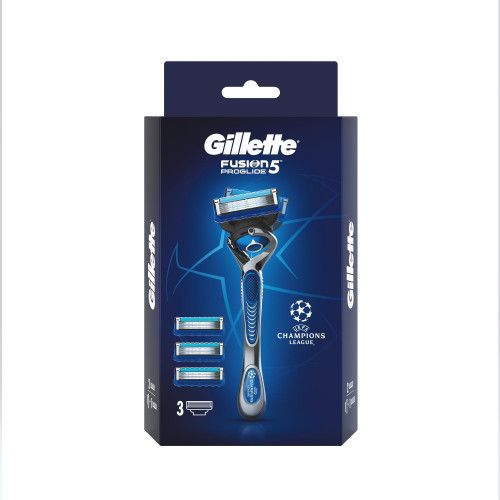 Gillette machine FUSION Proglide Flexball (Machine + 3 cassettes)